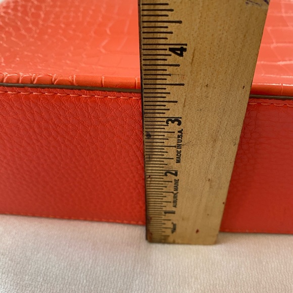 Anne Klein Coral Crossbody With Gold Chain - Picture 7 of 8